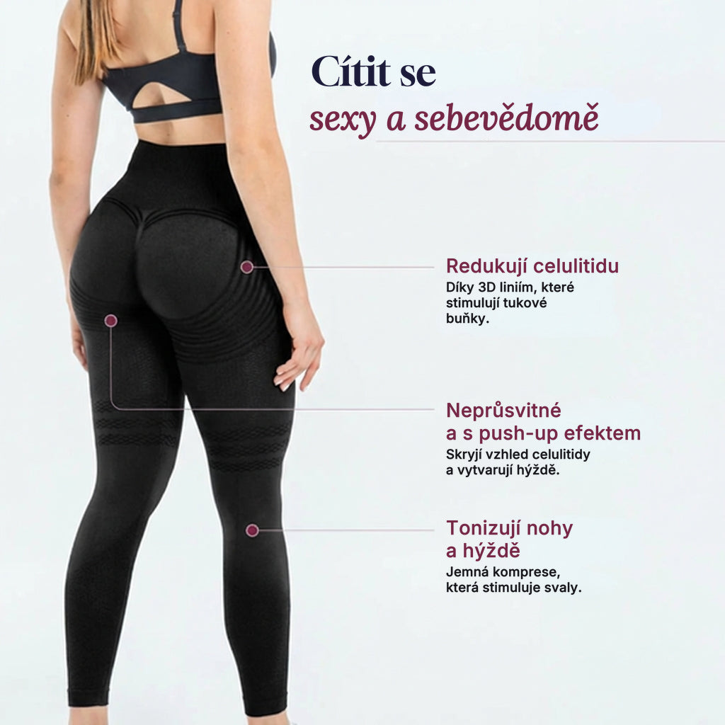 Drenážní 3D legíny: cítit se sexy a sebevědomě